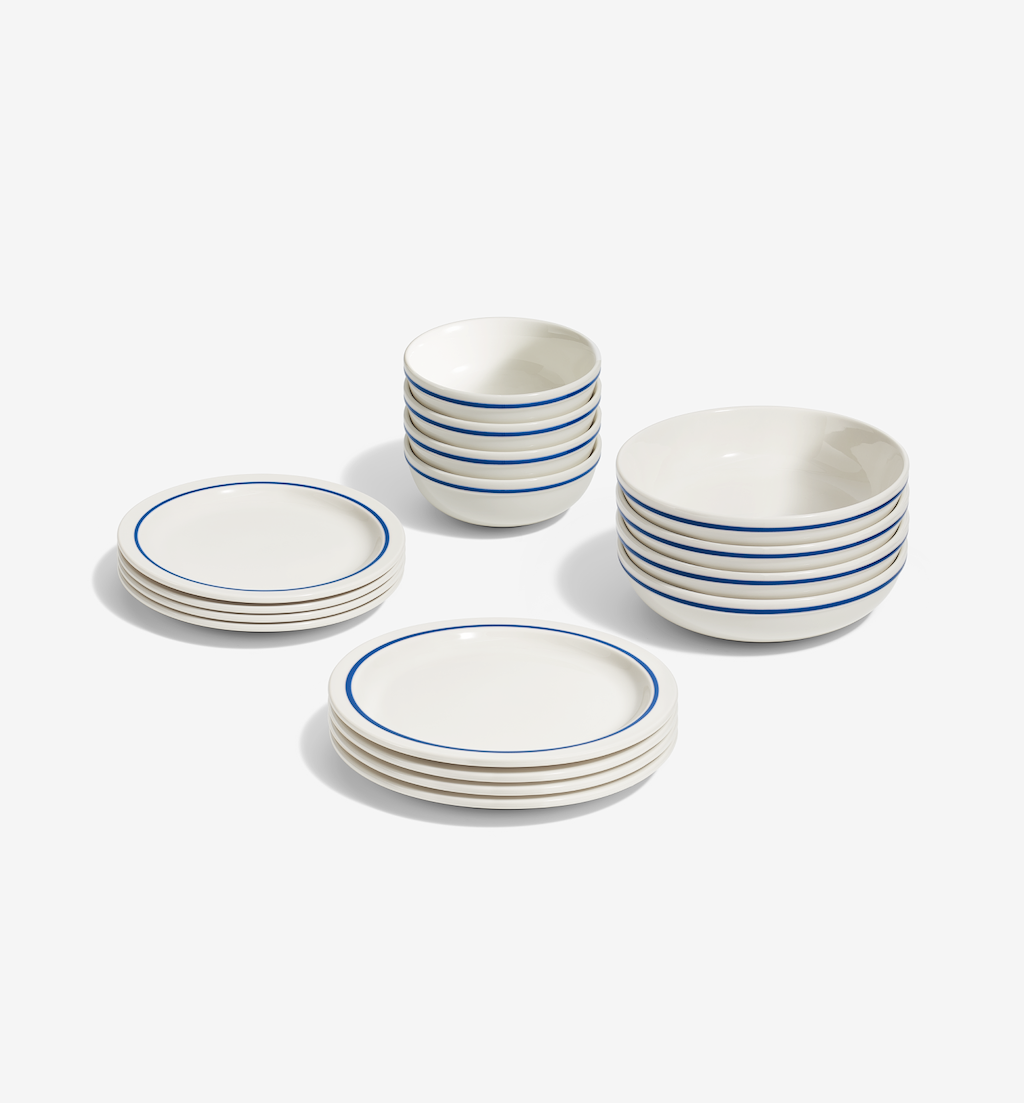 16-Piece Dinnerware Set (Serves 4) - Blue
