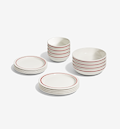 16-Piece Dinnerware Set (Serves 4) - Red