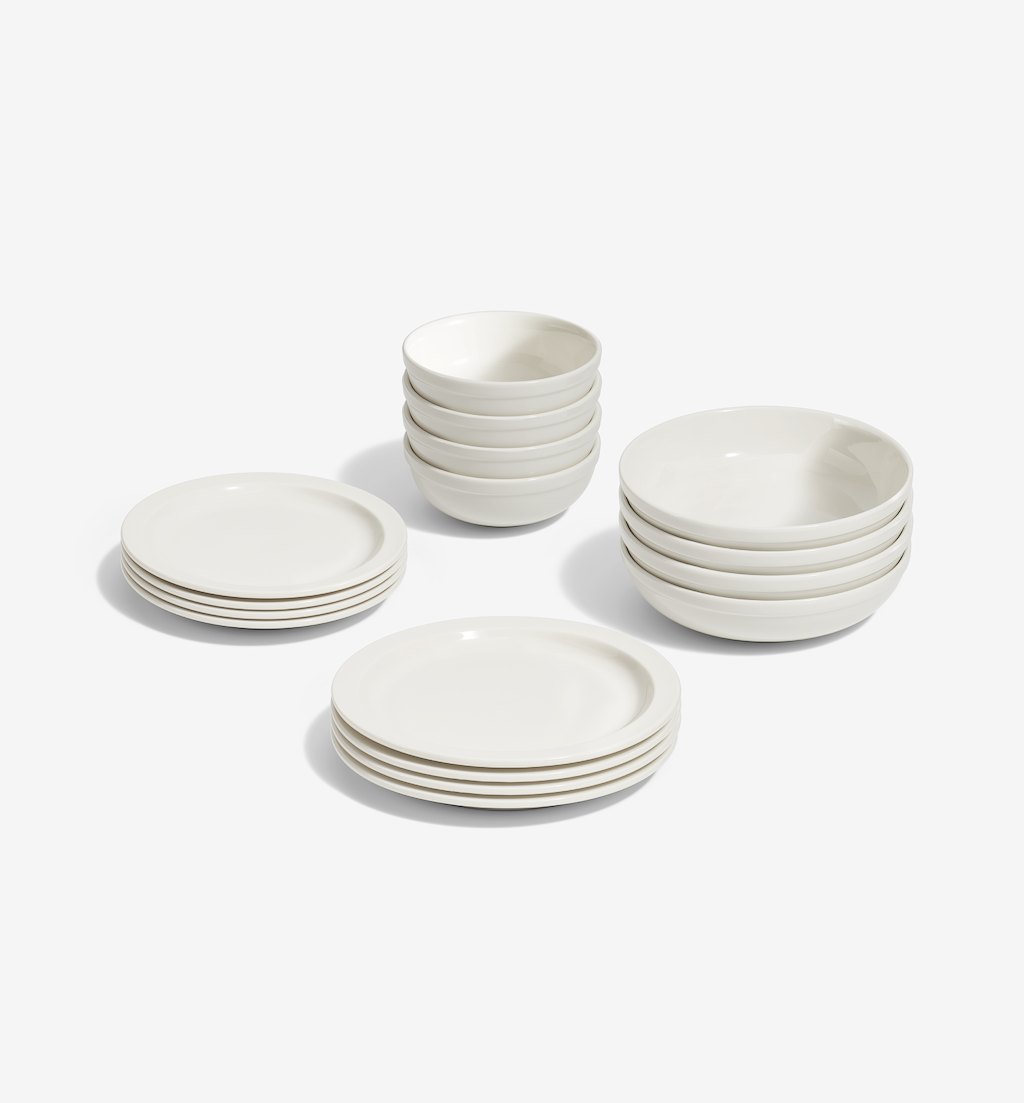 16-Piece Dinnerware Set (Serves 4) - White