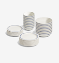32-Piece Dinnerware Set (Serves 8) - Blue