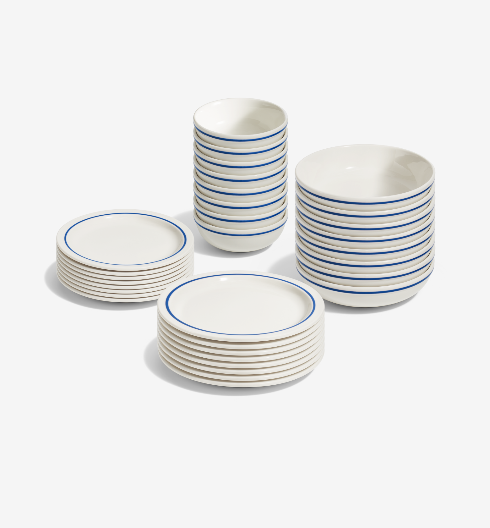 32-Piece Dinnerware Set (Serves 8) - Blue