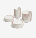 32-Piece Dinnerware Set (Serves 8) - Red