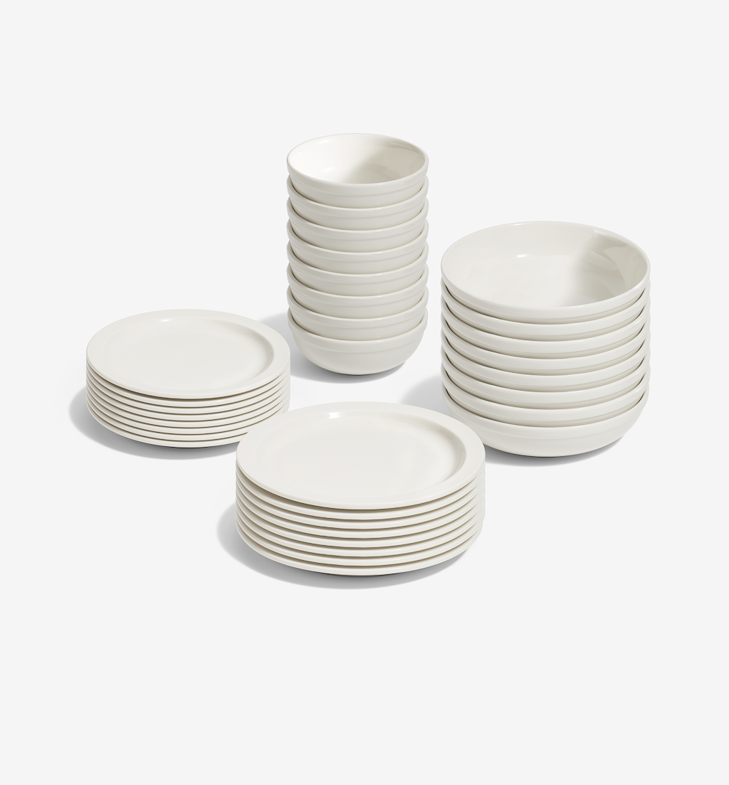 32-Piece Dinnerware Set (Serves 8) - White