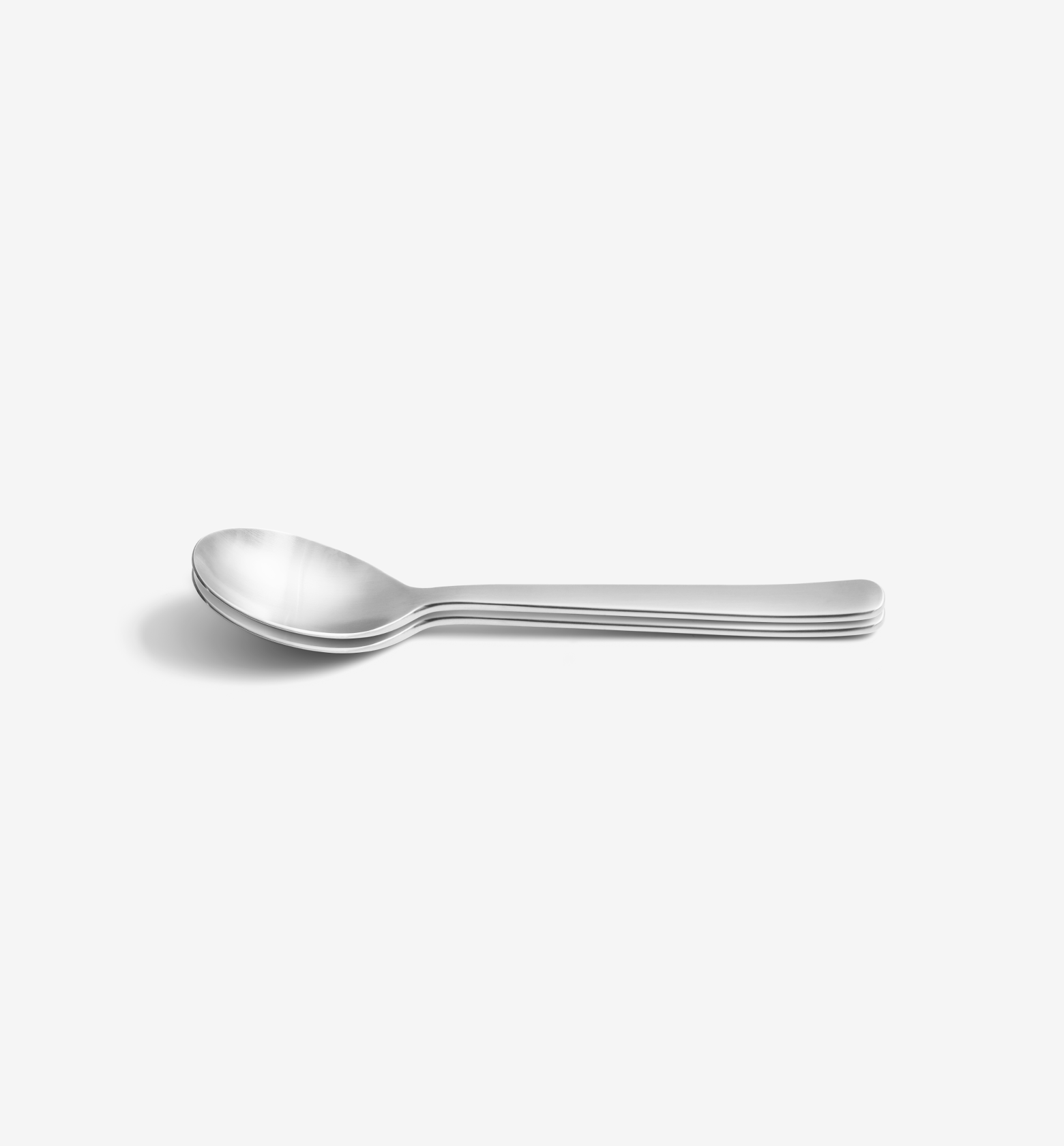 2-Piece Tea Spoon Set - Brushed