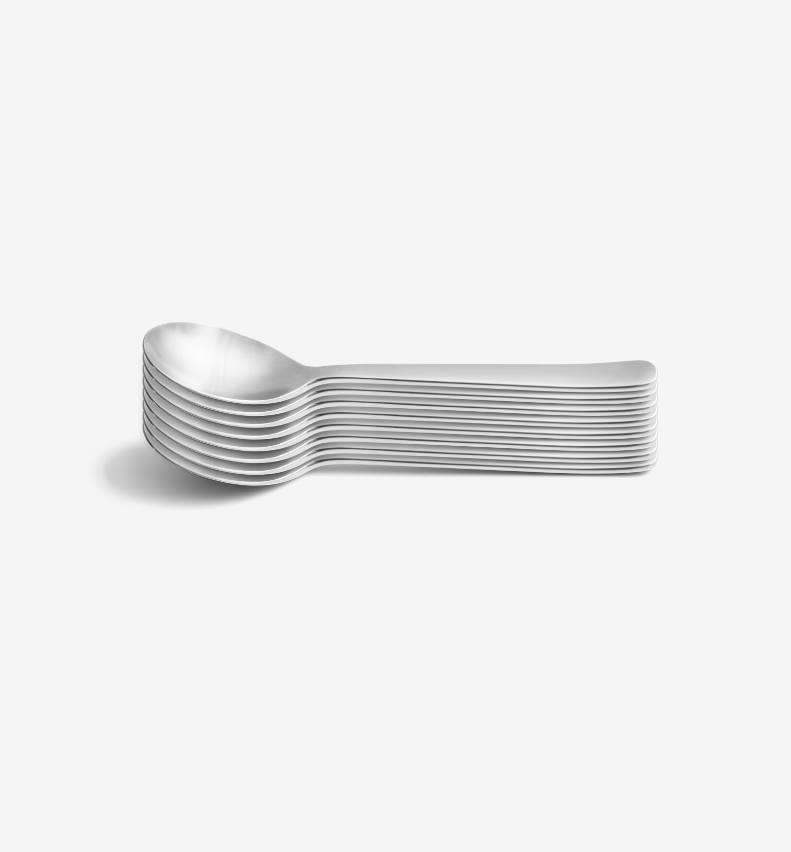 8-Piece Tea Spoon Set - Brushed