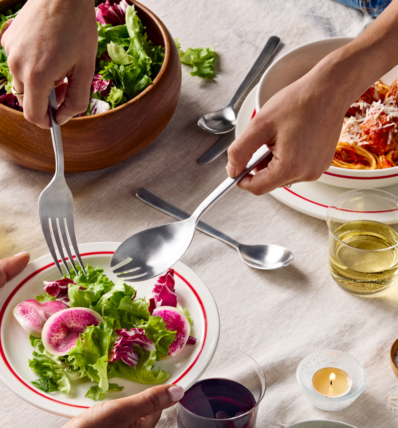 2-Piece Tea Spoon Set - Polished