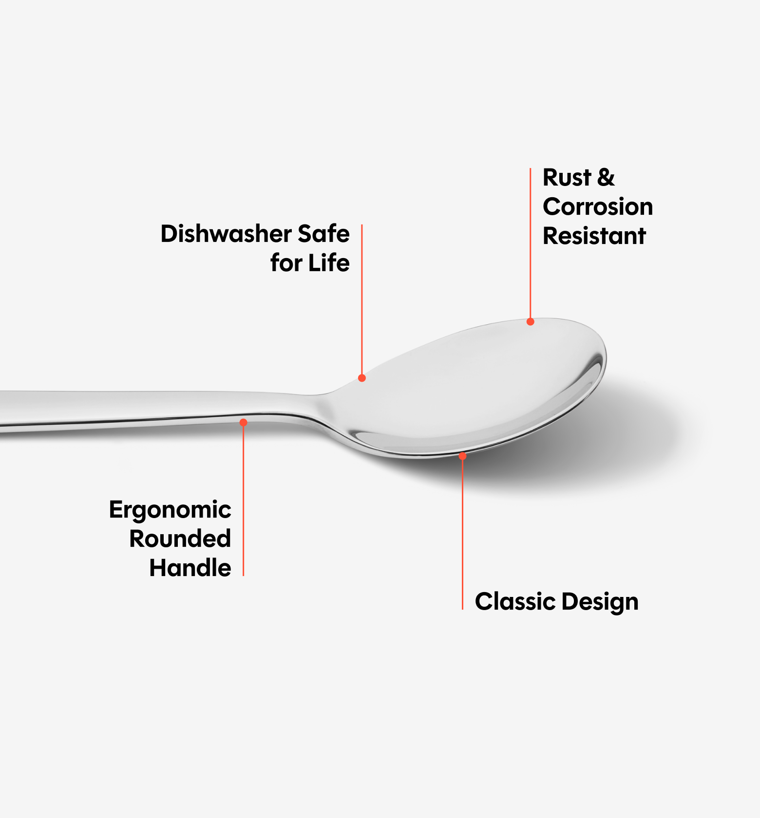 2-Piece Tea Spoon Set - Polished