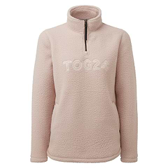 TOG24 Kirstall Womens Fleece Zip Neck Rose Pink