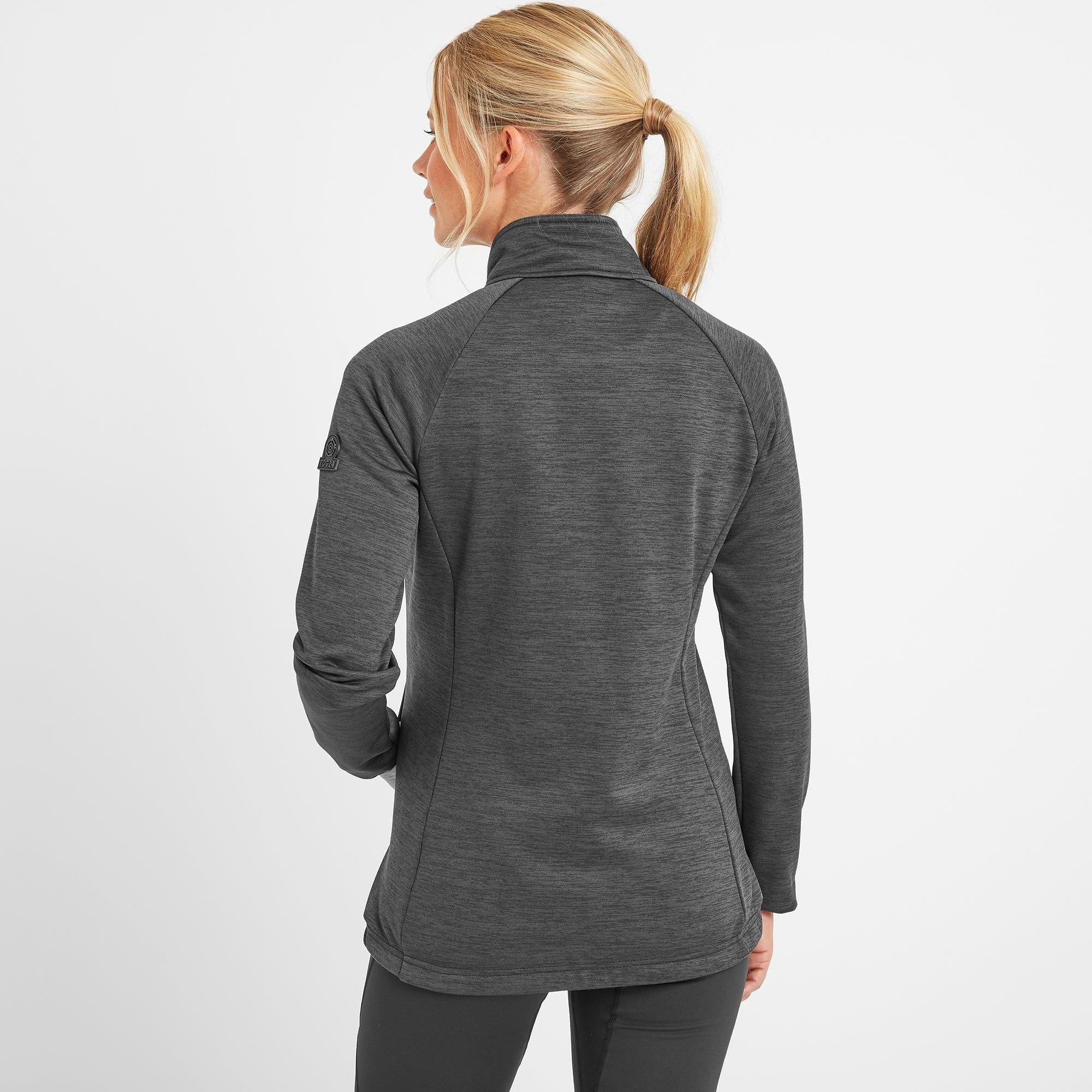 Cardwell Womens Insulated Hybrid Jacket - Black/Dark Grey Marl