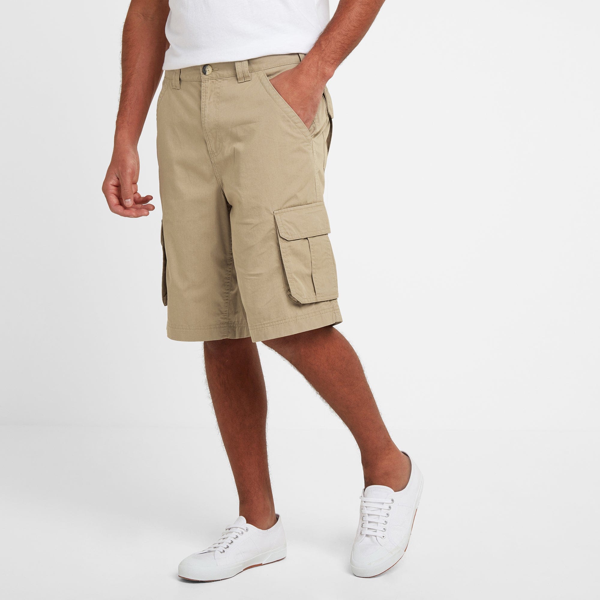 Farrow Mens Cargo Shorts - Sand