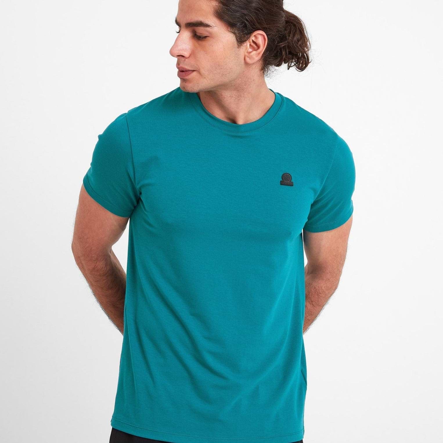 Wylston Mens Tech T-Shirt - Pacific Blue