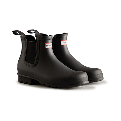 Hunter Balmoral Adjustable Mens Wellington - Black – TOG24