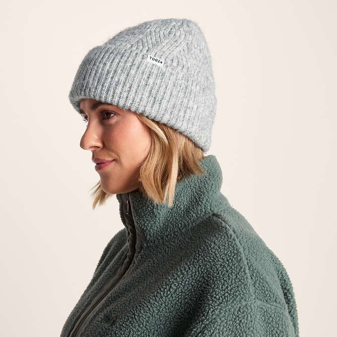 Abby Knit Hat - Ice Grey Marl