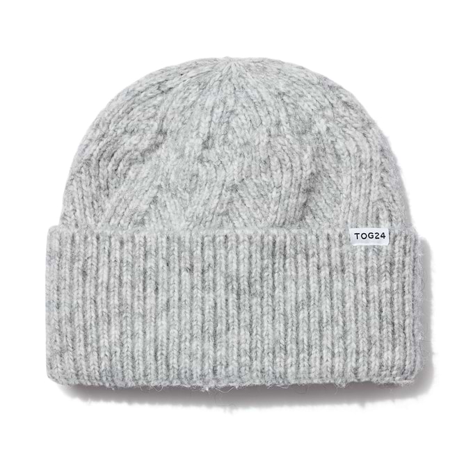 Abby Knit Hat - Ice Grey Marl