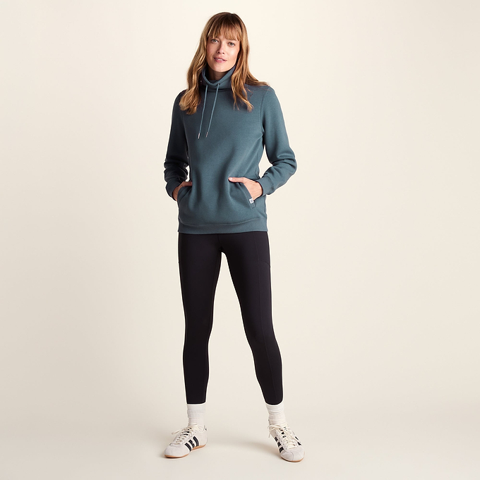 Abigail Womens Supersoft Funnel Neck Sweat - Graphite