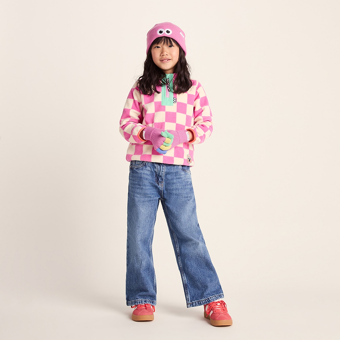 Adal Kids Shaun the Sheep Knit Gloves - Piglet Pink