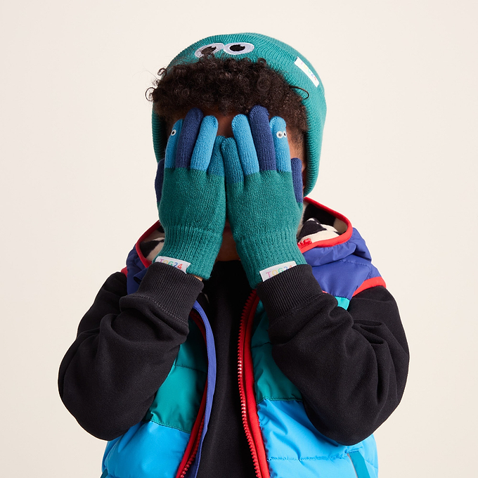 Adal Kids Shaun the Sheep Knit Gloves - Jungle Green