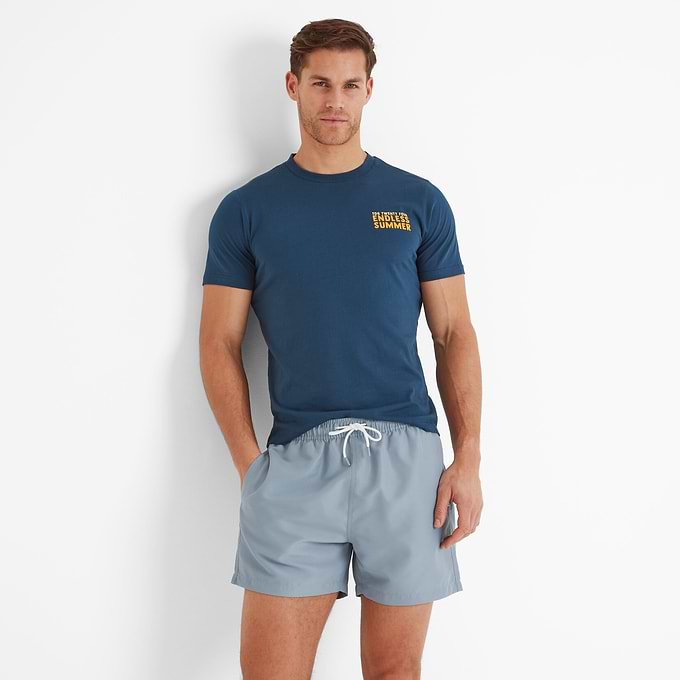 Adler Mens Swimshorts - Pale Blue