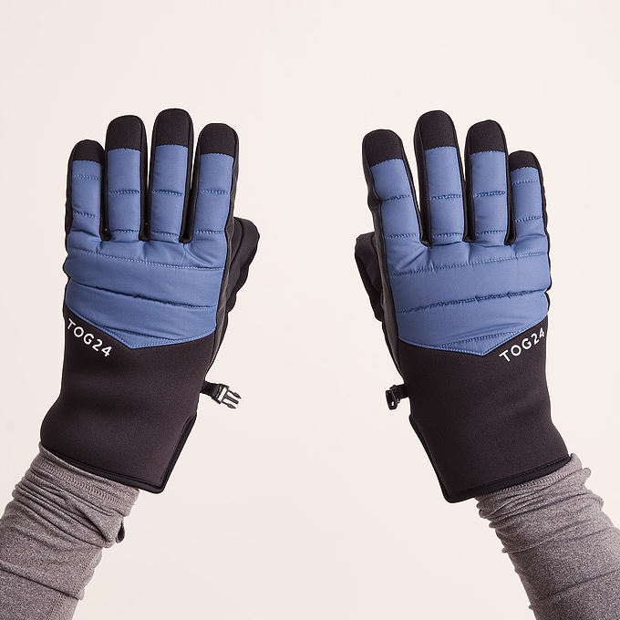 Adventure Waterproof Insulated Ski Gloves - Fjord Blue