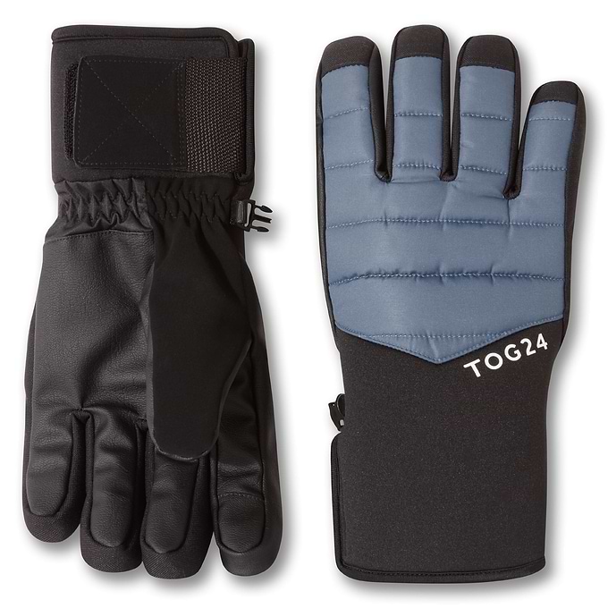 Adventure Waterproof Insulated Ski Gloves - Fjord Blue