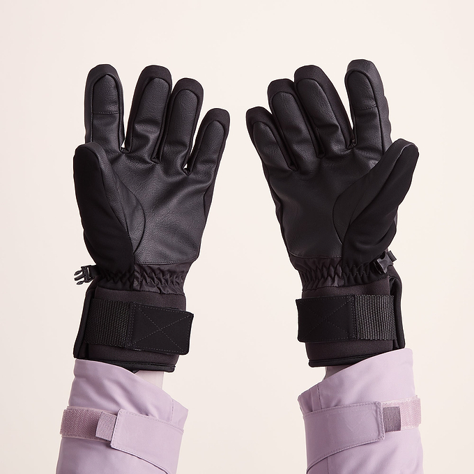 Adventure Waterproof Insulated Ski Gloves - Lavender Grey