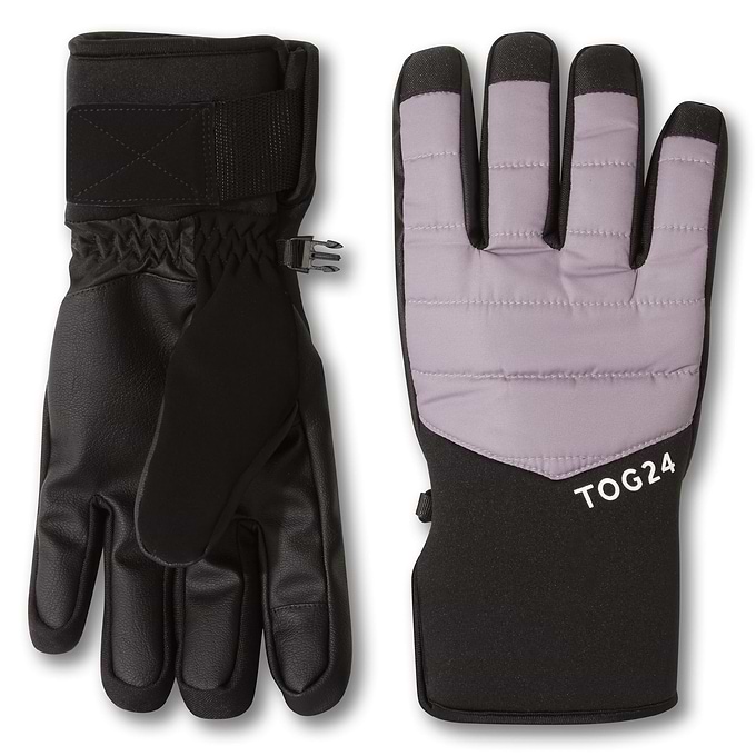 Adventure Waterproof Insulated Ski Gloves - Lavender Grey