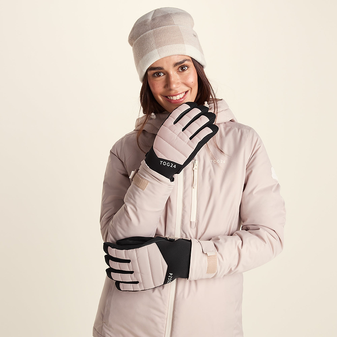 Adventure Waterproof Insulated Ski Gloves - Simply Taupe