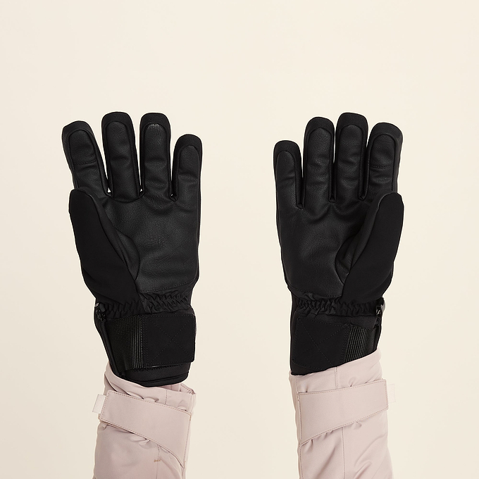 Adventure Waterproof Insulated Ski Gloves - Simply Taupe