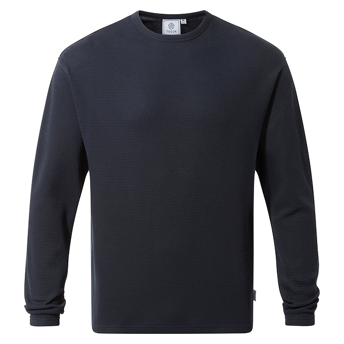 Ainsdale Mens Long Sleeve T-Shirt - Dark Indigo
