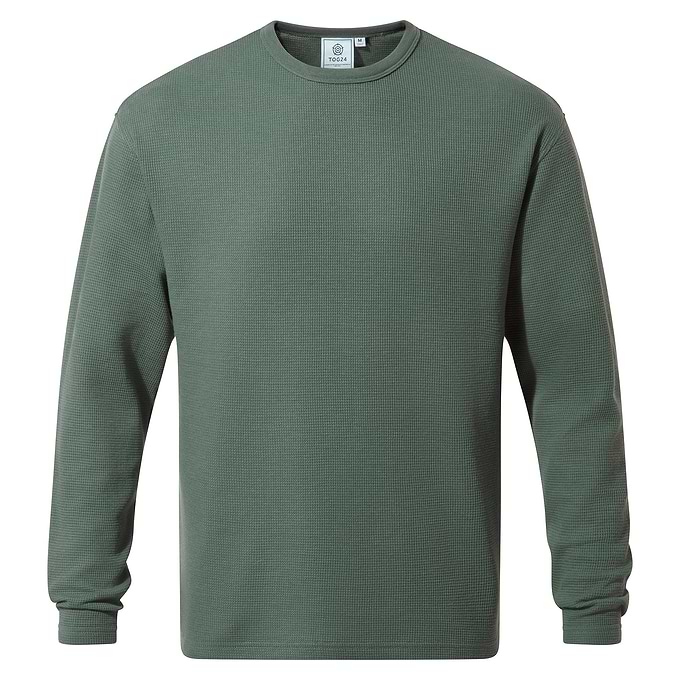 Ainsdale Mens Long Sleeve T-Shirt - Light Forest