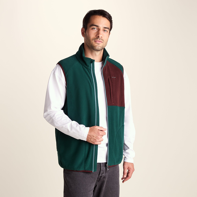 Ainsworth Mens Microfleece Gilet - Midnight Green