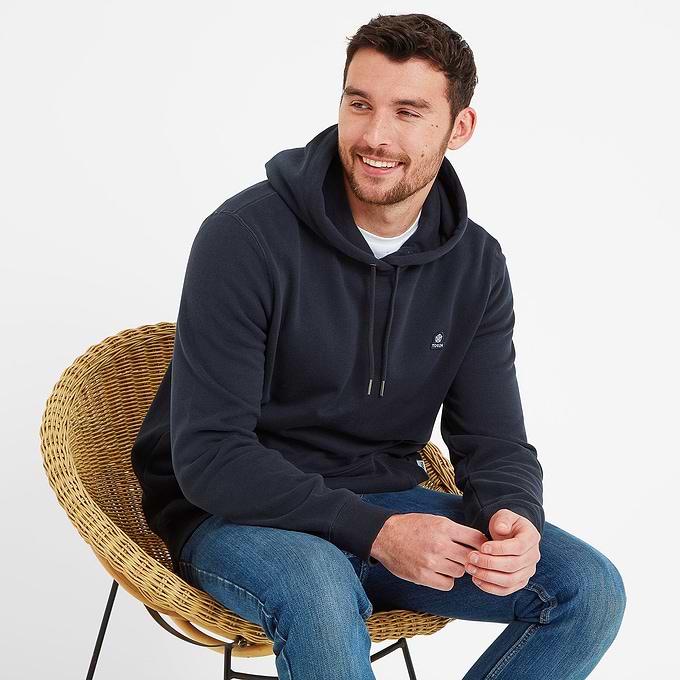 Akerman Mens Supersoft Hoody - Dark Indigo