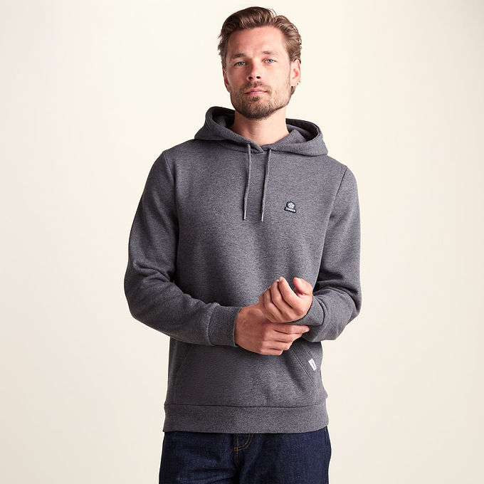 Akerman Mens Supersoft Hoody - Dark Grey Marl
