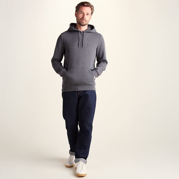 Akerman Mens Supersoft Hoody - Dark Grey Marl