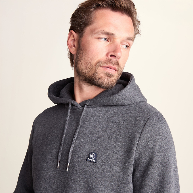 Akerman Mens Supersoft Hoody - Dark Grey Marl