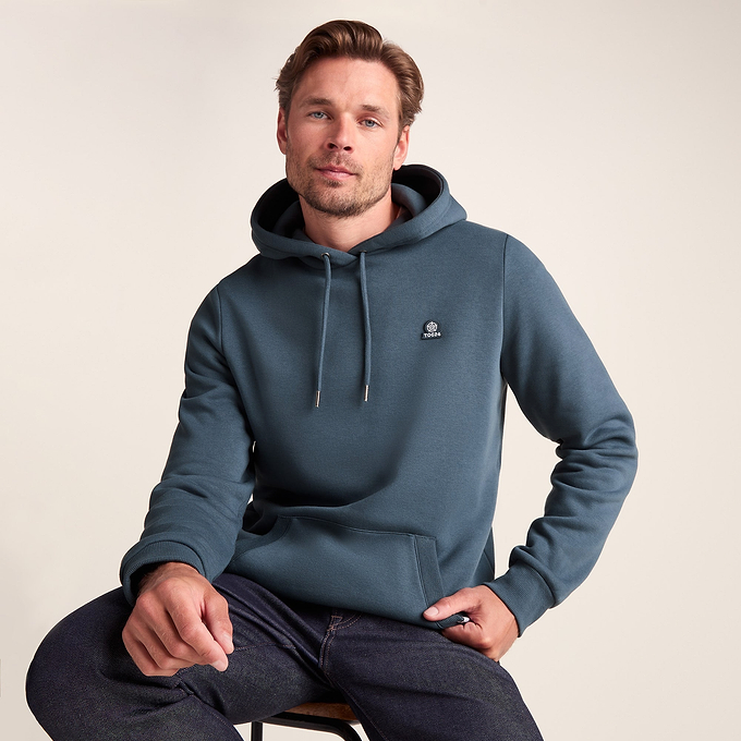 Akerman Mens Supersoft Hoody - Arctic Blue