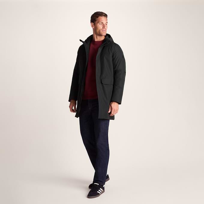 Aksel Mens Waterproof Insulated Parka - Black