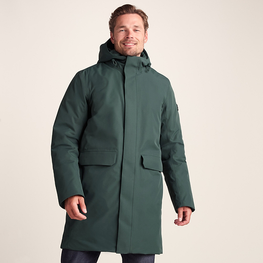 Aksel Mens Waterproof Insulated Parka - Racing Green