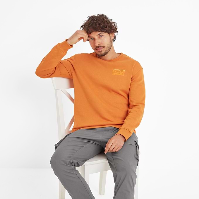 Alaric Mens Supersoft Sweatshirt - Warm Sand