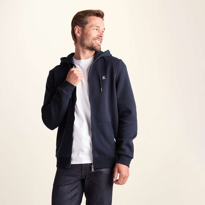 Alden Mens Supersoft Hoody - Dark Indigo