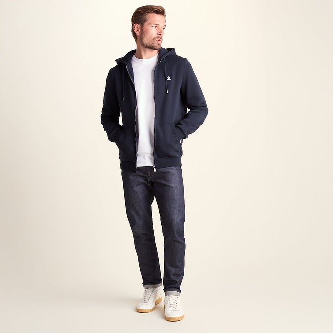 Alden Mens Supersoft Hoody - Dark Indigo