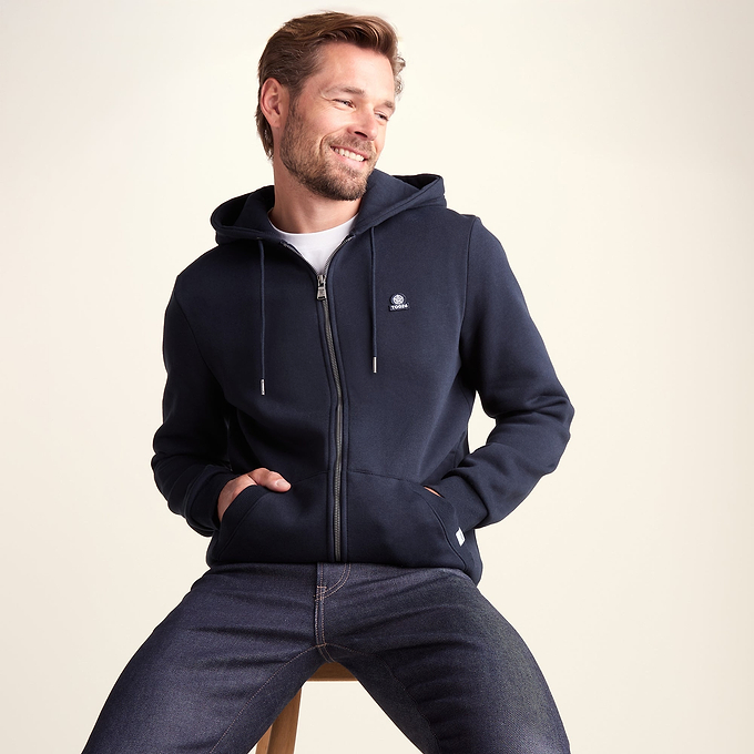 Alden Mens Supersoft Hoody - Dark Indigo