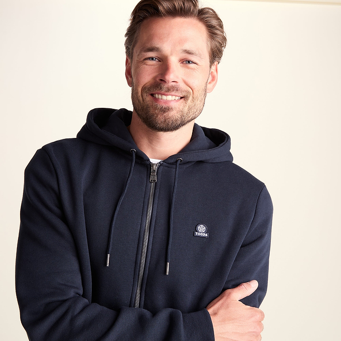 Alden Mens Supersoft Hoody - Dark Indigo