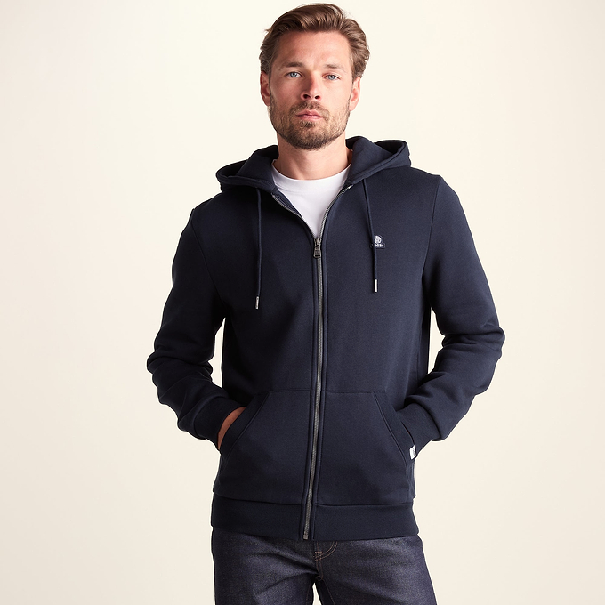 Alden Mens Supersoft Hoody - Dark Indigo