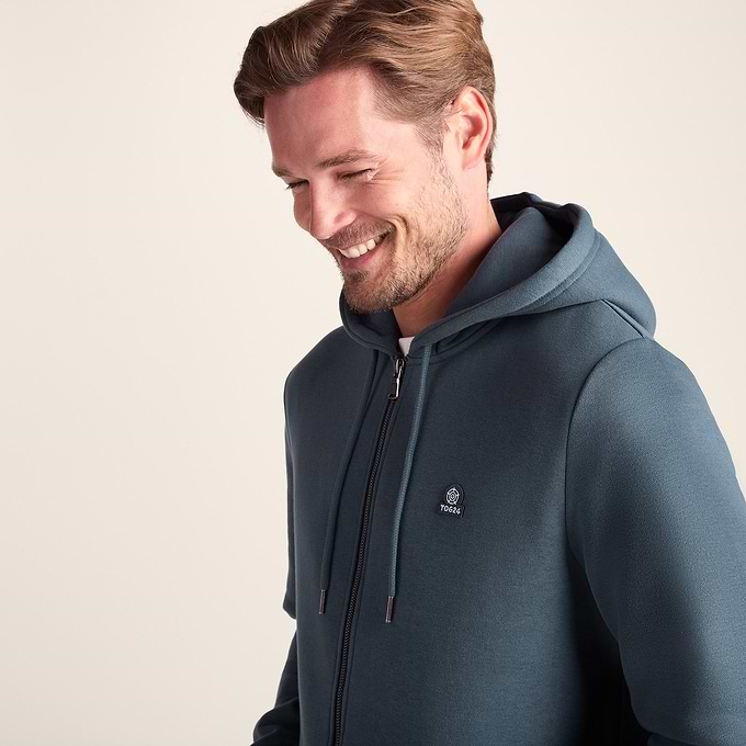 Alden Mens Supersoft Hoody - Arctic Blue