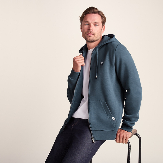 Alden Mens Supersoft Hoody - Arctic Blue