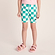 Spearmint/Woolly Checkerboard