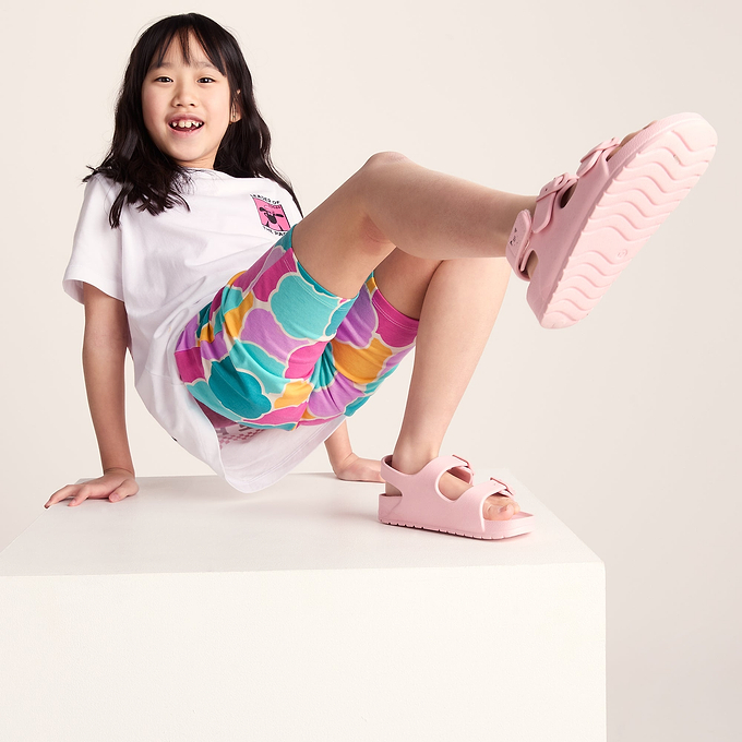 Altay Kids Shaun the Sheep Cycling Short - Pink Cloud Print