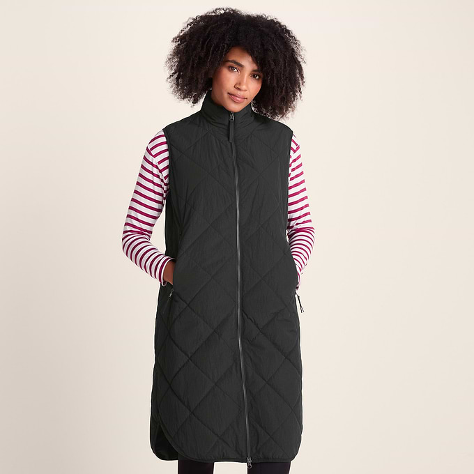 Anda Womens Shower Resistant Insulated Gilet - Black