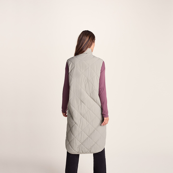 Anda Womens Shower Resistant Insulated Gilet - Dark Taupe